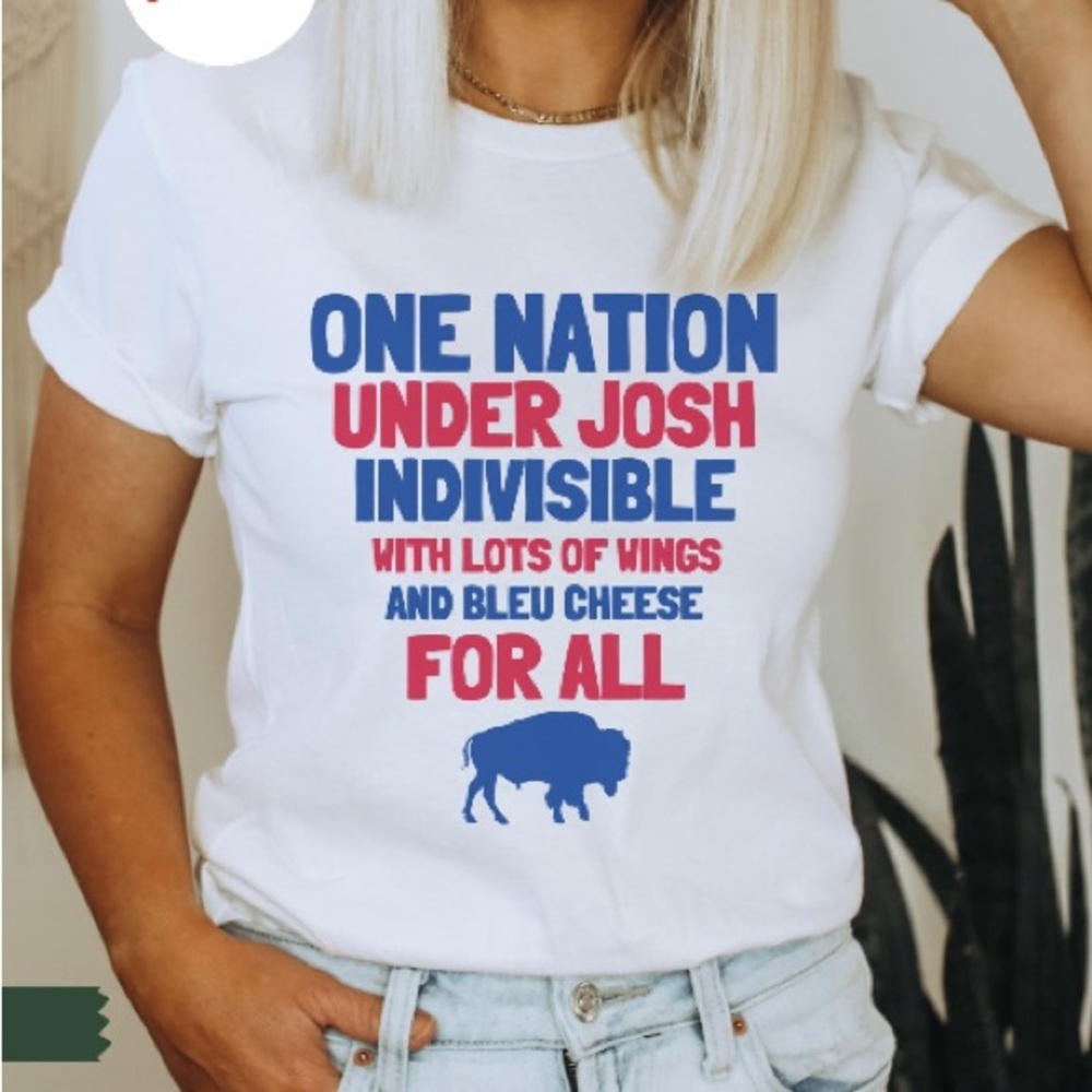 Custom Buffalo Bills Josh Allen Shirt 🦬❤️💙